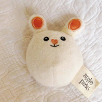Mini Bunny Organic Cotton Rattles by Apple Park, From Birth