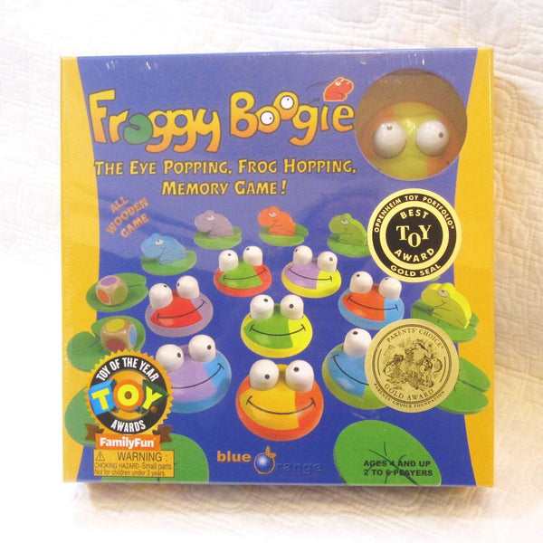 Froggy Boogie Award-Winning Memory Game, Wooden Pieces, Ages  4+