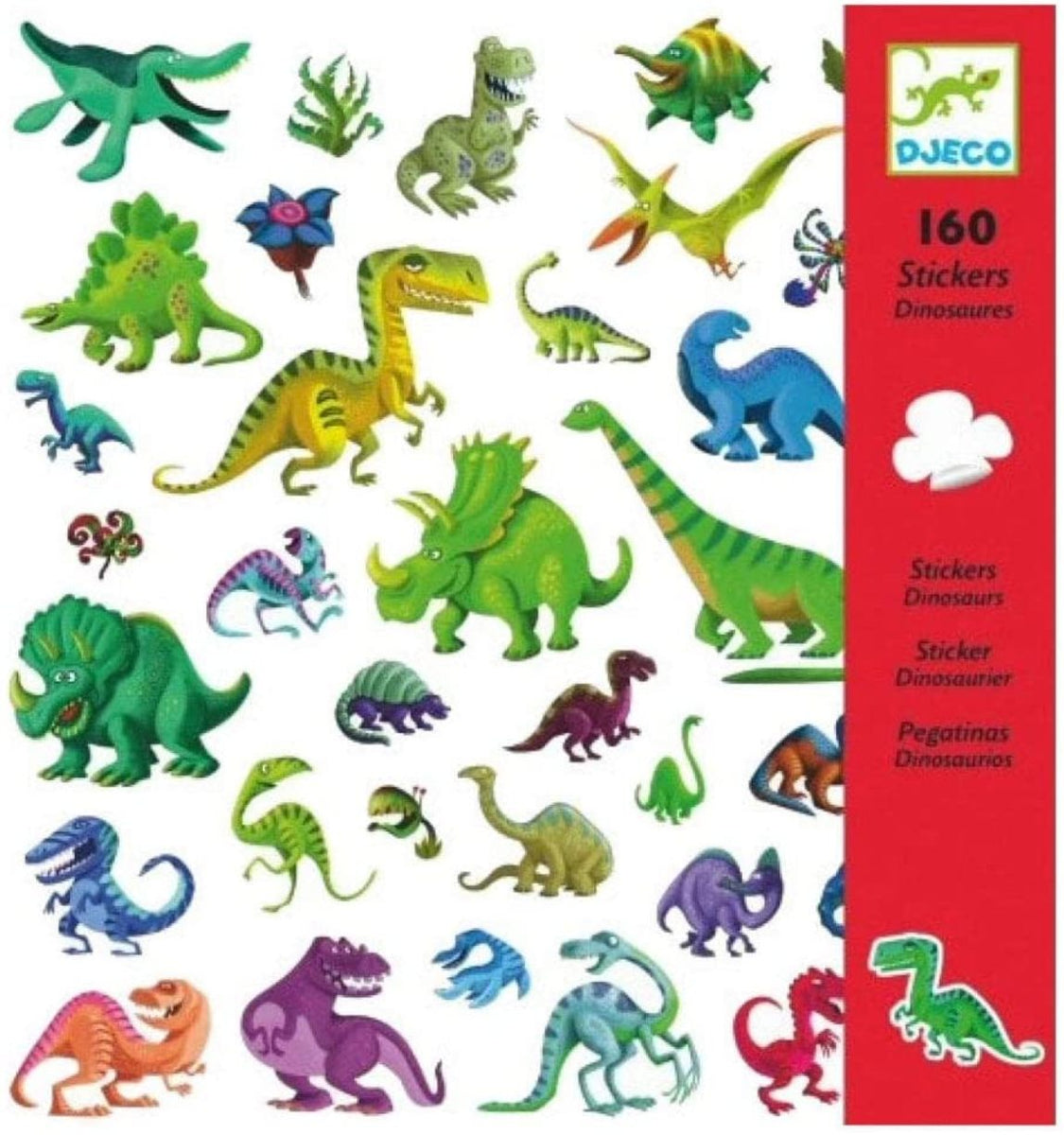 Dinosaur Stickers by Djeco, Ages 3+ – Dragonfly Castle