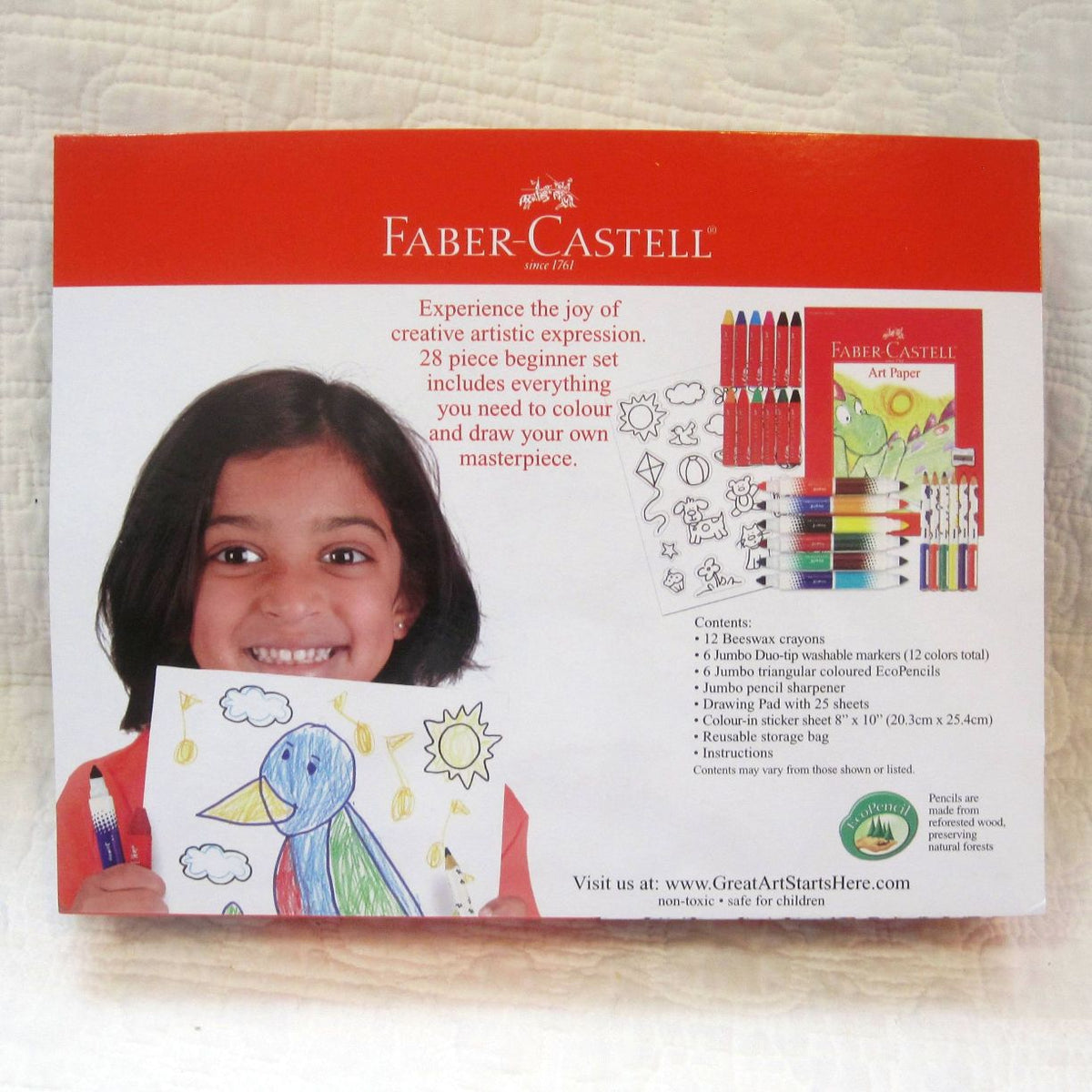 Faber-Castell Young Artist Coloring Gift Set, Handy Pouch, Ages 4+