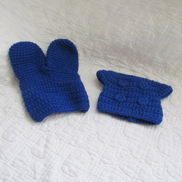 Miffy Doll Clothes: Blue Hat and Coat, Hand Made, Ages 3+