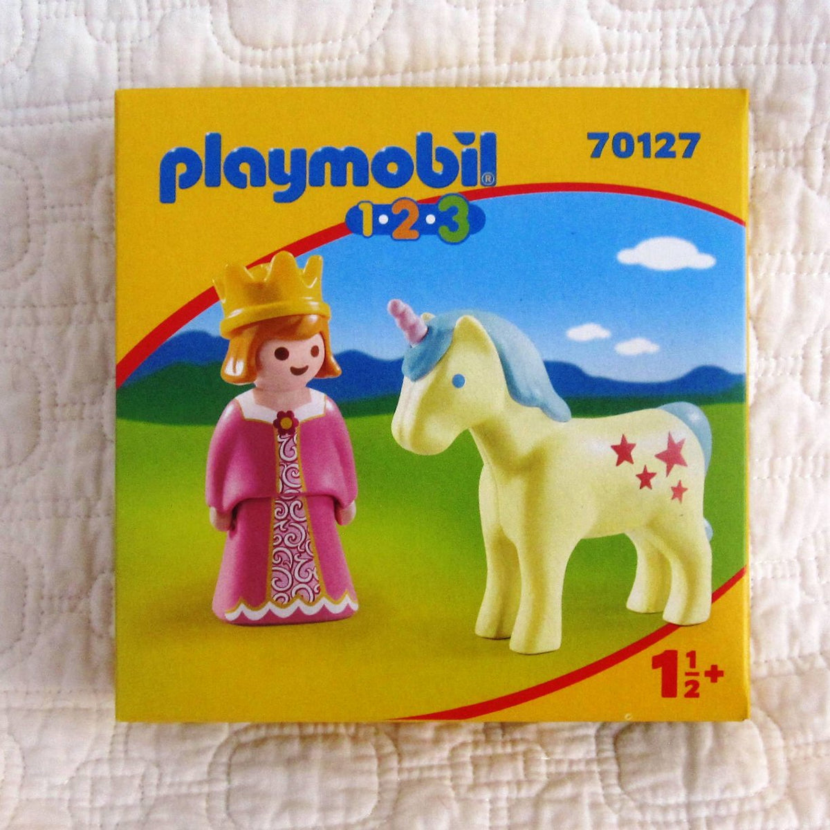 PLAYMOBIL 1.2.3 Princess with Unicorn (70127)