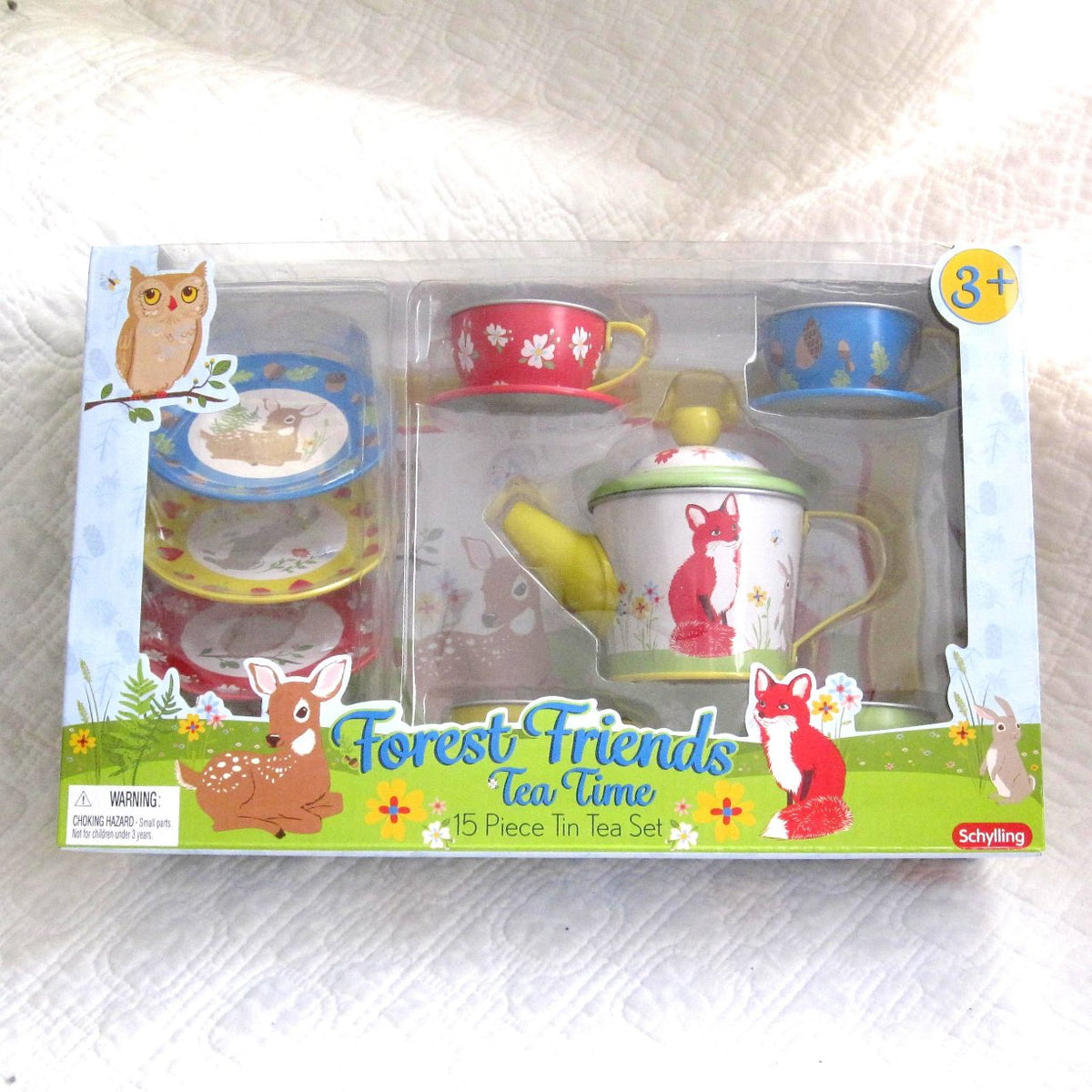 Forest Friends Tin Tea Set Ages 3