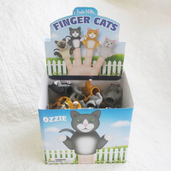 Finger Cats Finger Puppets, Set of Four, Ages 5 - Adult