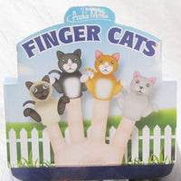 Finger Cats Finger Puppets, Set of Four, Ages 5 - Adult