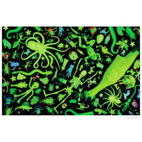 Frightful Toys Glow in the Dark 1,000 Piece Jigsaw Puzzle, Ages 10+