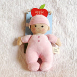First Baby Doll in Pink, Organic Cotton by Apple Park, Ages 3 mo.+