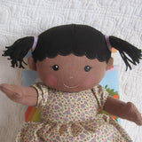 “Mia” Organic Cotton Best Friend Doll by Apple Park, Ages 18 mo.+, African American