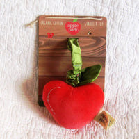 Apple Stroller Toy, Organic Cotton Velour by Apple Park, Ages 6 mo.+