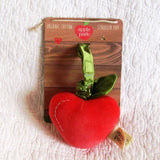 Apple Stroller Toy, Organic Cotton Velour by Apple Park, Ages 6 mo.+