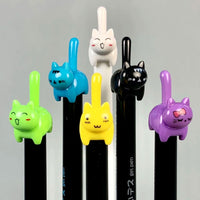 Cute Multicolor Fur Gel Pens for Kids