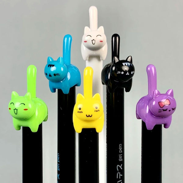 Cat Tail Gel Pen, Push and Click the Tail, Premium Pen by BC Mini