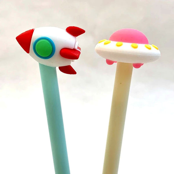 UFO Gel Pens, Set of Two Premium Pens  by BC Mini