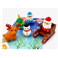 Christmas Erasers Set, Finely Detailed Japanese “Puzzles”, Ages 5+