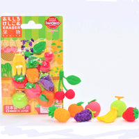 Fruit Erasers Set, Finely Detailed Japanese “Puzzles”, Ages 5+