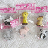Animal Friends Japanese Eraser Puzzles, Set of Six, Ages 7+
