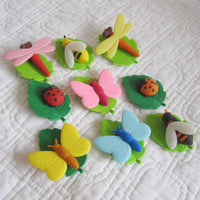 Insect Friends Japanese Eraser Puzzles, Set of Nine, Ages 7+