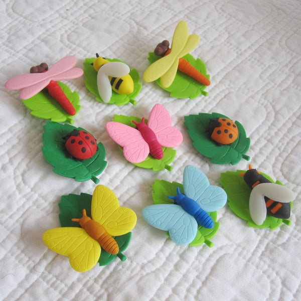 Insect Friends Japanese Eraser Puzzles, Set of Nine, Ages 7+