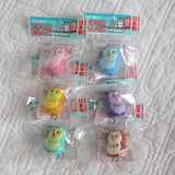 Glow Owls Japanese Eraser Puzzles, Set of Six, Ages 7+