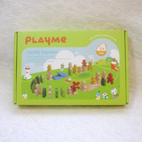 Wooden Domino Village Family, Ages 3+,
