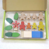 Wooden Domino Village Family, Ages 3+,