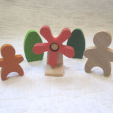 Wooden Domino Village Family, Ages 3+,