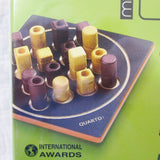"Quarto" Mini, Portable Wooden Strategy Board Game, Ages 8+
