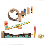 "Zig and Go" Rube Goldberg Style Chain Reaction Wooden Building Set, 25 Pieces, Ages 7+