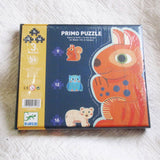 In The Forest Progressive Jig Saw Puzzles by Djeco, Premium French Brand,  Ages 3 - 5