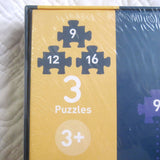 In The Forest Progressive Jig Saw Puzzles by Djeco, Premium French Brand,  Ages 3 - 5