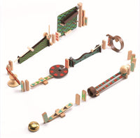 "Zig and Go" Rube Goldberg Style Chain Reaction Wooden Building Set, 48 Pieces, Ages 7+
