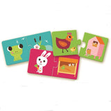 First Puzzle, Puzzle Duo Animal Habitat, Ages 2+