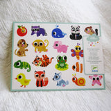 Baby Animals Big Stickers for Toddlers, Ages 18 mo.+