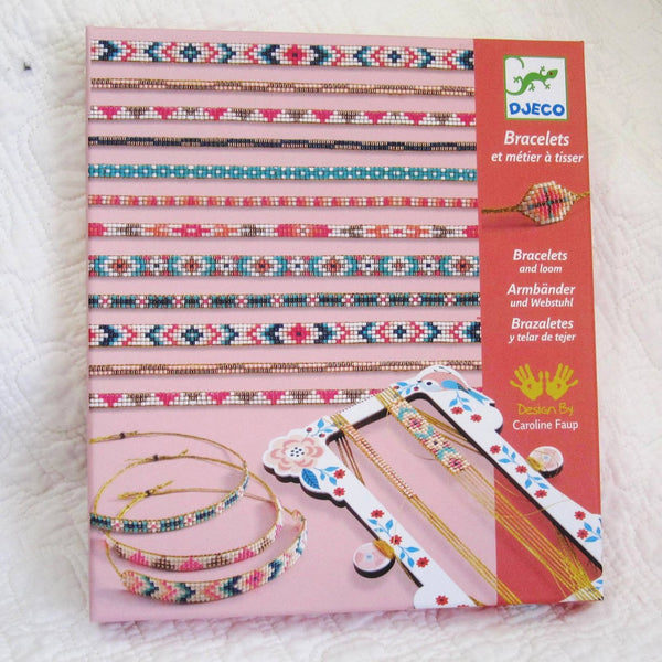 Beaded Bracelets Kit, Bead Loom by Djeco, Ages 9 +