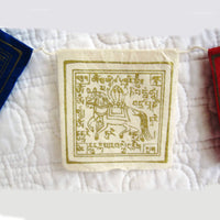 Miniature Tibetan Prayer Flag Garlands, THREE sets, Hand Made, Fair Trade