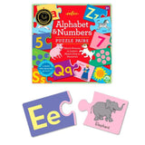 eeboo Alphabet & Numbers Puzzle Pairs, Pre-Reading Fun, Ages 3+