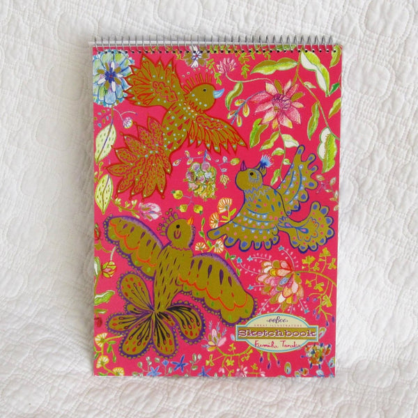 eeboo Golden Birds Sketchbook, Ages 3 - Adult