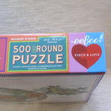 Bouquet & Birds 500 Piece Round Puzzle, Ages 8 - Adult