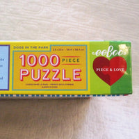 Dogs in the Park 1000 Piece Puzzle, Ages 8 - Adult
