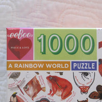 A Rainbow World 1000 Piece Puzzle, Ages 8 - Adult