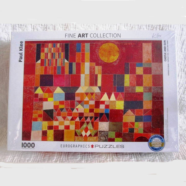 "Castle and Sun" by Klee Jigsaw Puzzle, 1,000 Piece, Ages 8 - Adult