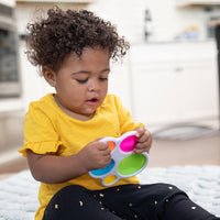 Dimpl Sensory Baby and Toddler Toy, Push and Pop Big Buttons, Ages 10 mo.+