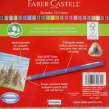 Faber-Castell Grip Colored Ecopencil, 24 ct., Ages 5+