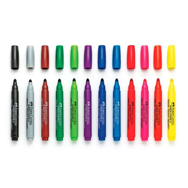 Faber-Castell Colour Markers - Double Thick/Thin - 40 pcs