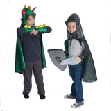 Dragon or Knight Reversible Dress Up Set, Three Pieces, Ages 4+