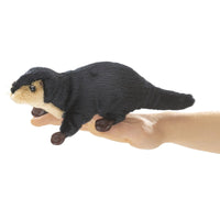 Mini River Otter Finger Puppet by Folkmanis, Ages 3+