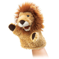 Little Lion Hand Puppet by Folkmanis, Child Size, Adorable Furry Friend, Ages 3+