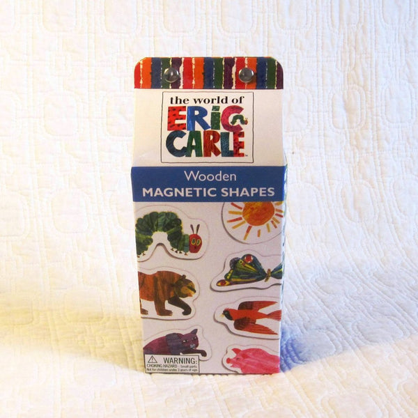 Eric Carle Wooden Magnetic Shapes, 35 Colorful Pieces, Ages 3+