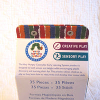 Eric Carle Wooden Magnetic Shapes, 35 Colorful Pieces, Ages 3+