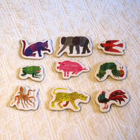 Eric Carle Wooden Magnetic Shapes, 35 Colorful Pieces, Ages 3+